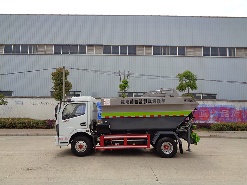 XZL5080ZZZBEV型純電動(dòng)自裝卸式垃圾車(chē)