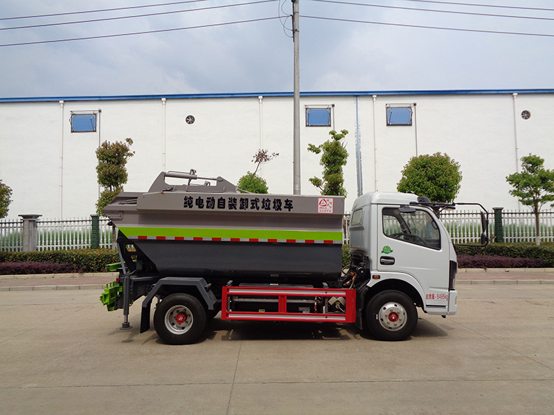 XZL5080ZZZBEV型純電動(dòng)自裝卸式垃圾車(chē)
